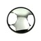 Retrac Head, Mirror, Convex, 8 In. Round, Center Mount, 983-4 Polished Stainless, 5/16 Plastic Ball Stud 604898 - alternate 2